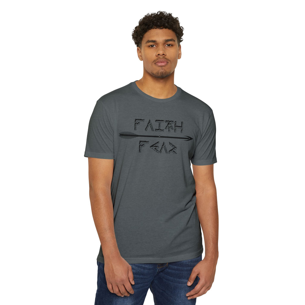 Faith Over Fear Unisex Jersey Tee - Inspirational Shirt for Everyday Wear, Motivational Gift, Casual Style, Unisex T-Shirt, Graphic Tee