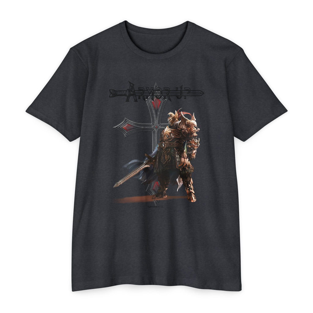 Armor Up, Christian Warrior Graphic T-Shirt, Religious Apparel, Unisex Tee, Unique T-Shirt for Everyday Wear