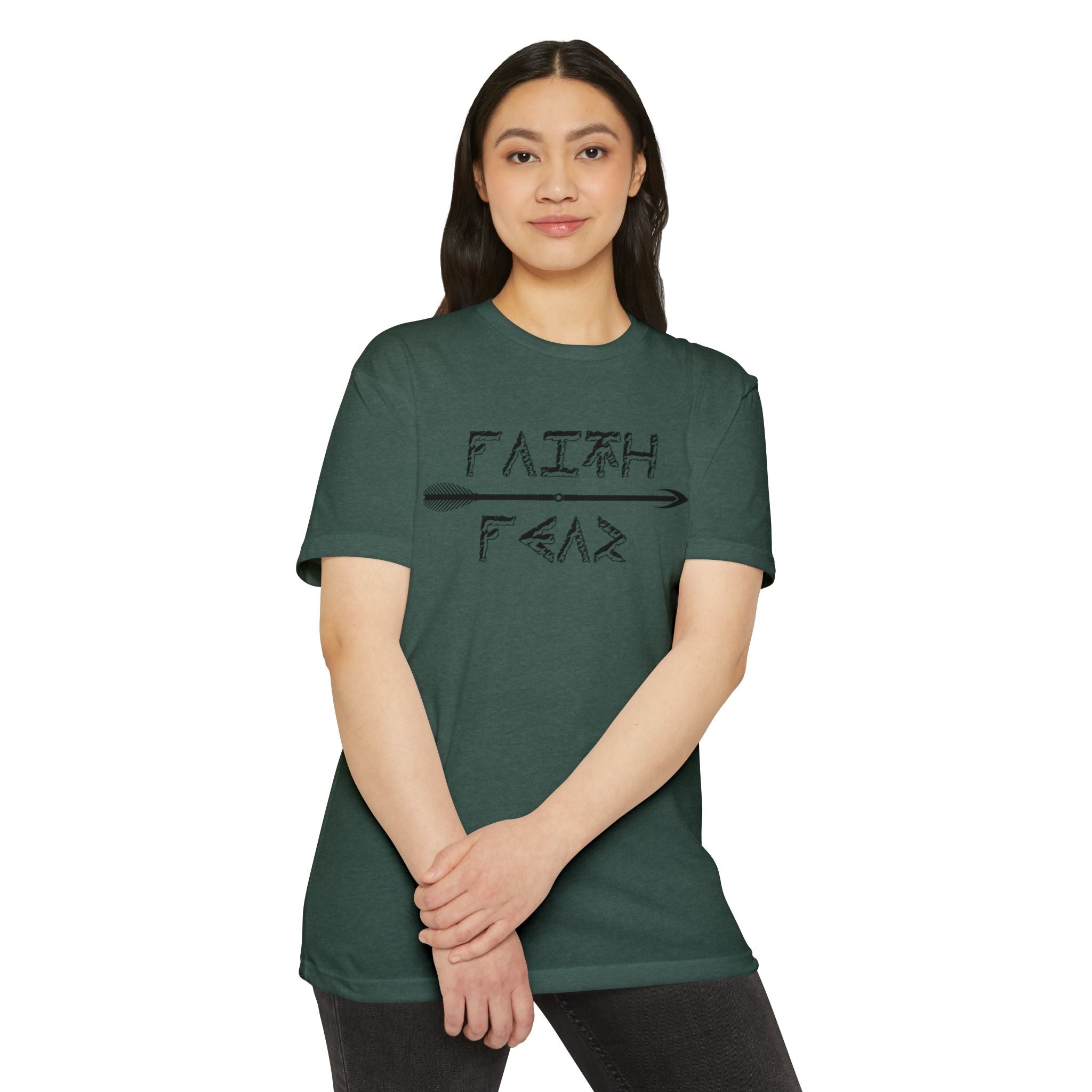 Faith Over Fear Unisex Jersey Tee - Inspirational Shirt for Everyday Wear, Motivational Gift, Casual Style, Unisex T-Shirt, Graphic Tee