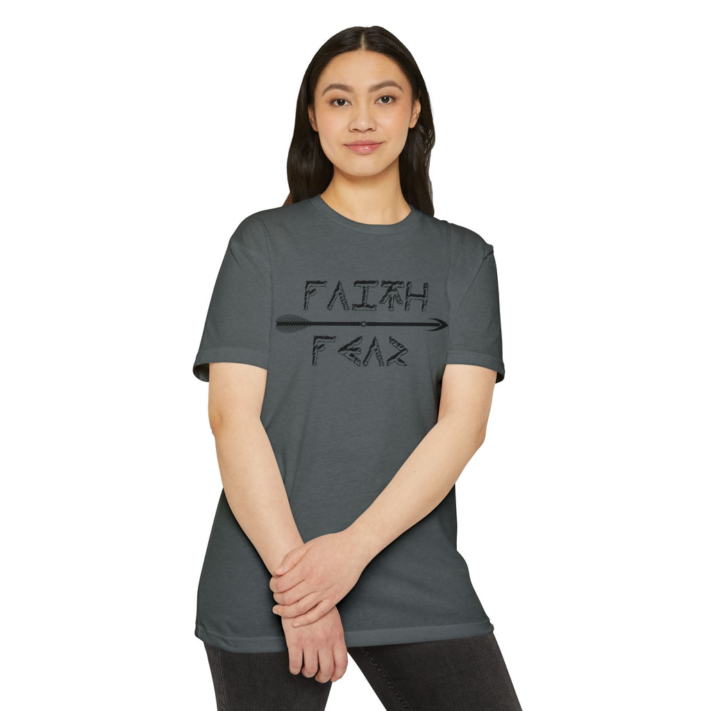 Faith Over Fear Unisex Jersey Tee - Inspirational Shirt for Everyday Wear, Motivational Gift, Casual Style, Unisex T-Shirt, Graphic Tee