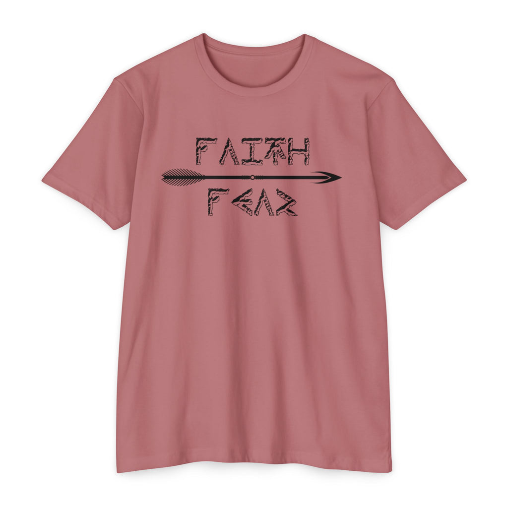 Faith Over Fear Unisex Jersey Tee - Inspirational Shirt for Everyday Wear, Motivational Gift, Casual Style, Unisex T-Shirt, Graphic Tee