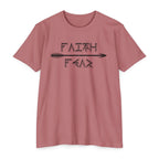 Faith Over Fear Unisex Jersey Tee - Inspirational Shirt for Everyday Wear, Motivational Gift, Casual Style, Unisex T-Shirt, Graphic Tee