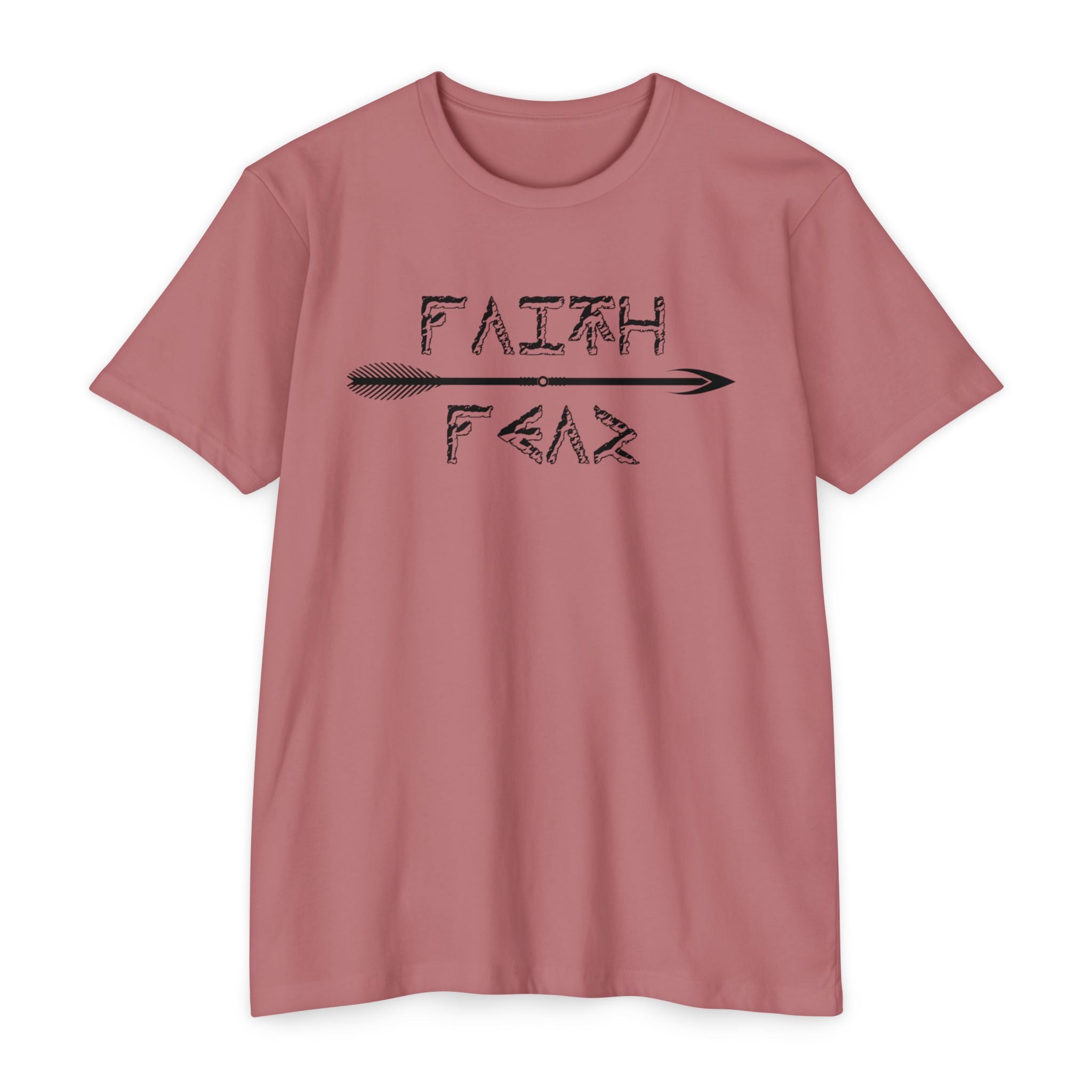 Faith Over Fear Unisex Jersey Tee - Inspirational Shirt for Everyday Wear, Motivational Gift, Casual Style, Unisex T-Shirt, Graphic Tee