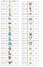 Pokemon - Generation 2 Binder Placeholders
